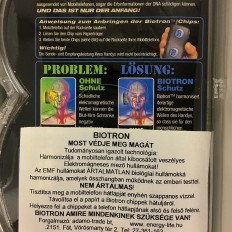 Elektroszmog  elleni mobil chip védelem